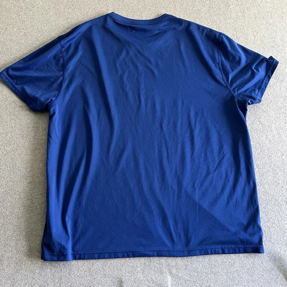 Polo Ralph Lauren Blue W/ Red Horse Men's 2XL T-Shirt Soft Stretch Lightweight